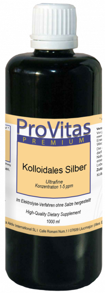 Kolloidales Silber 1 ppm 1000ml